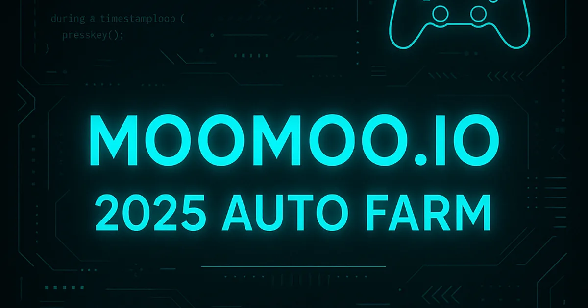 Moomoo.io 2025 Auto Farm + Infinite Inventory Mod