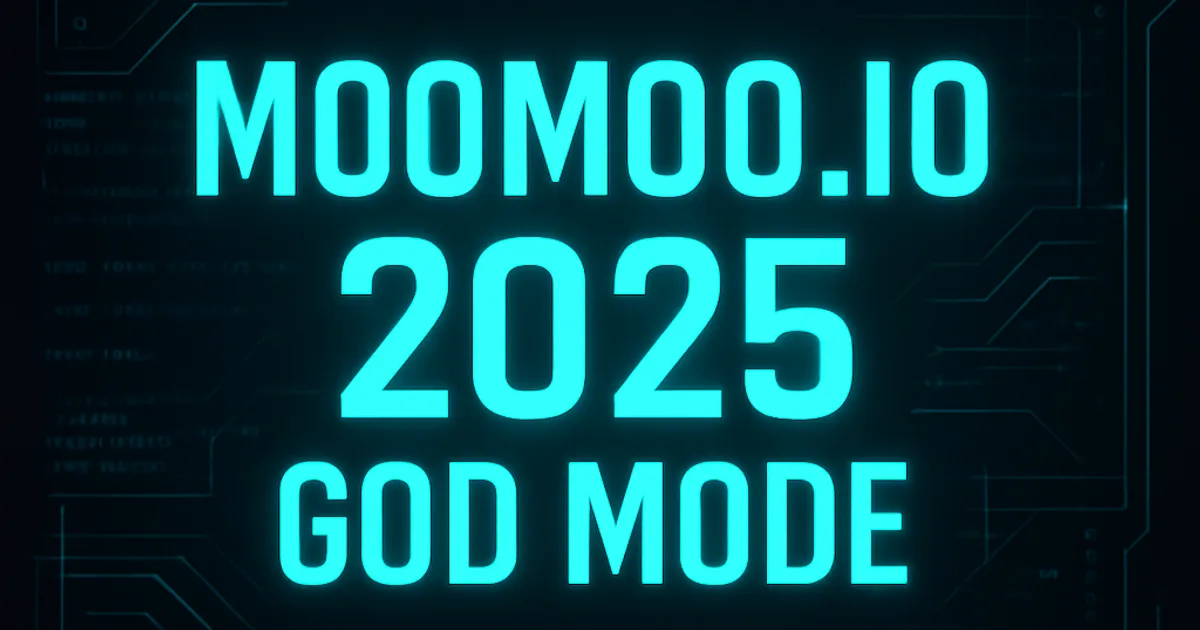 Moomoo.io 2025 God Mode + Infinite Health Mod