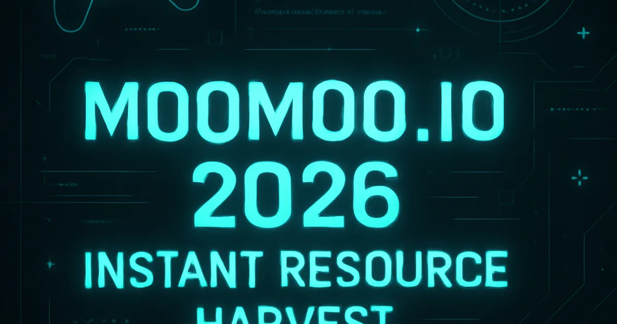 Moomoo.io 2026 Instant Resource Harvest + Auto Build Mod