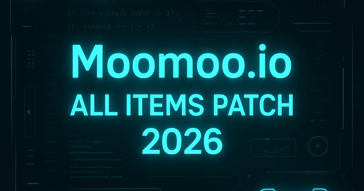 Moomoo.io All Items Mod - Instant Build and Unlimited Resources