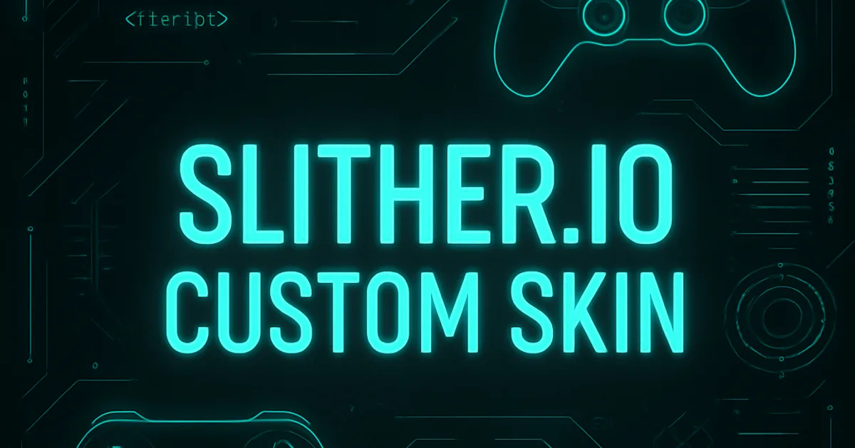 Slither.io Custom Skin Mod - Get Your Unique Look