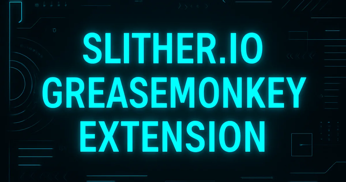 Slither.io Greasemonkey Script for Speed and Color Customization