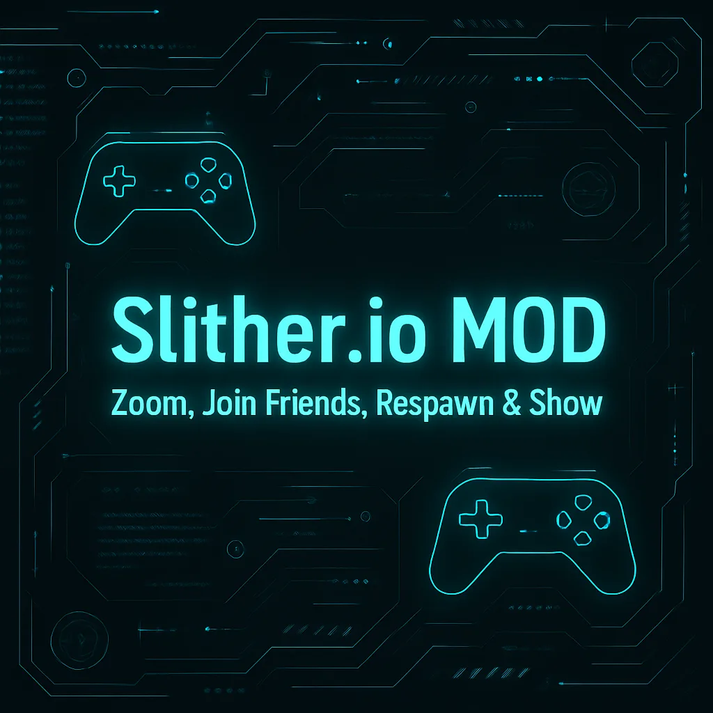 Slither.io Mod | Zoom, Join Friends, Respawn & ...