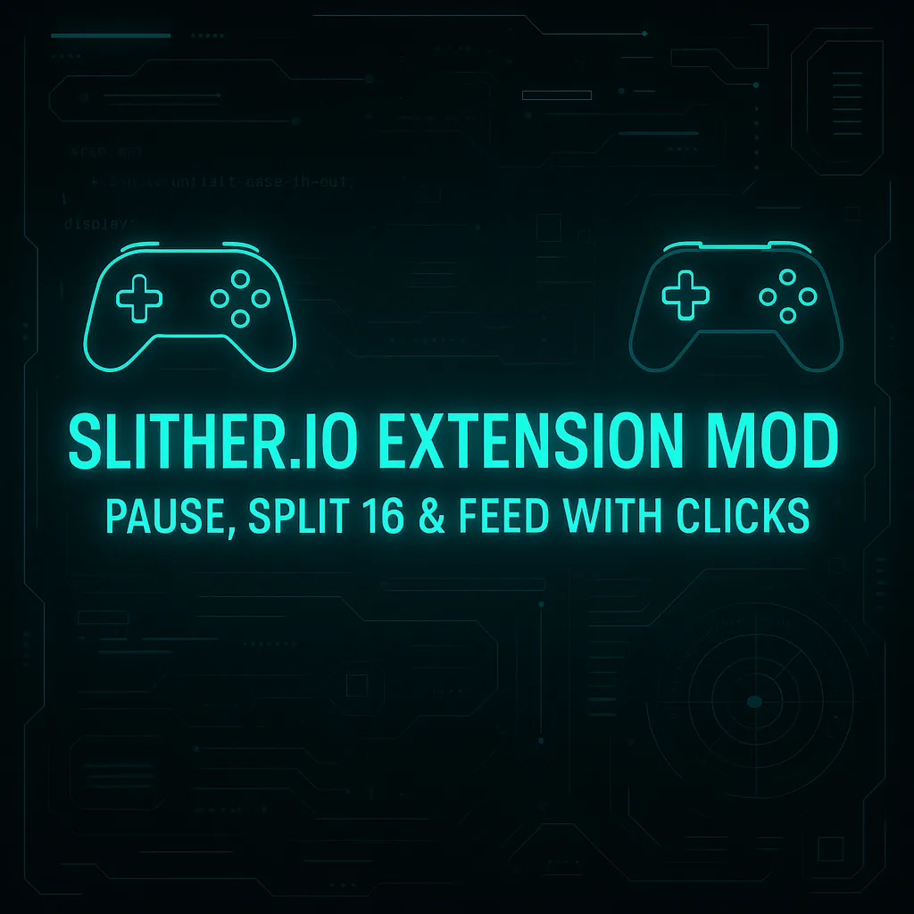 Slither.io Script | Pause, Split 16 & Feed with...