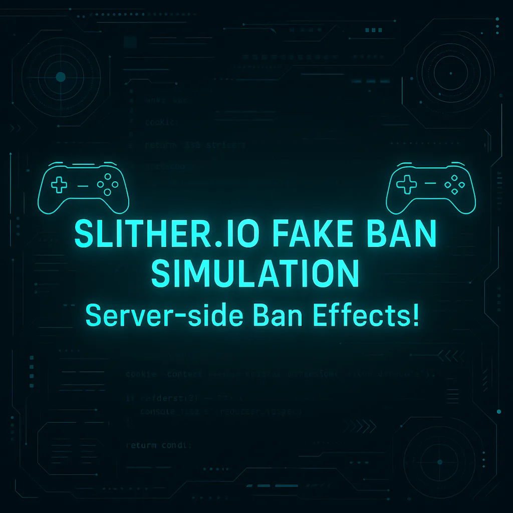 Slither.io Fake Ban Simulation | Server-side Ba...